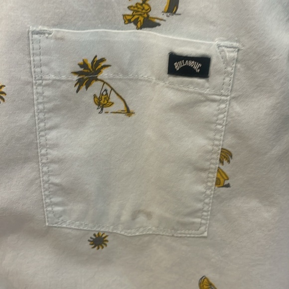 Billabong Boys collared button down print shirt - Picture 2 of 4